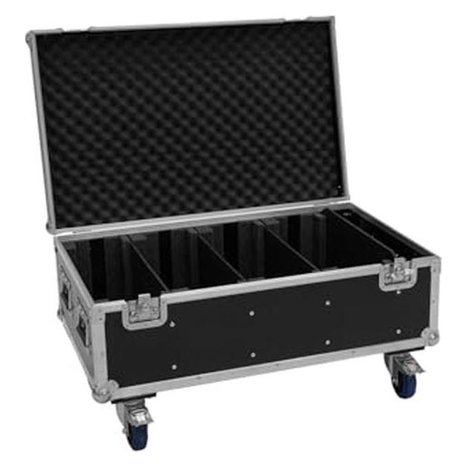 Roadinger Flightcase 4 x LED PMB-4 COB QCL mit Rädern (Lichttechnik Case) (31005234)