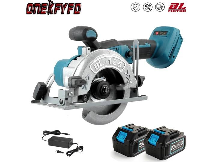 Makita – scie circulaire électrique sans fil, 125mm, pour le travail du bois, Angle réglable, Machine à découper le bois, batterie 18V