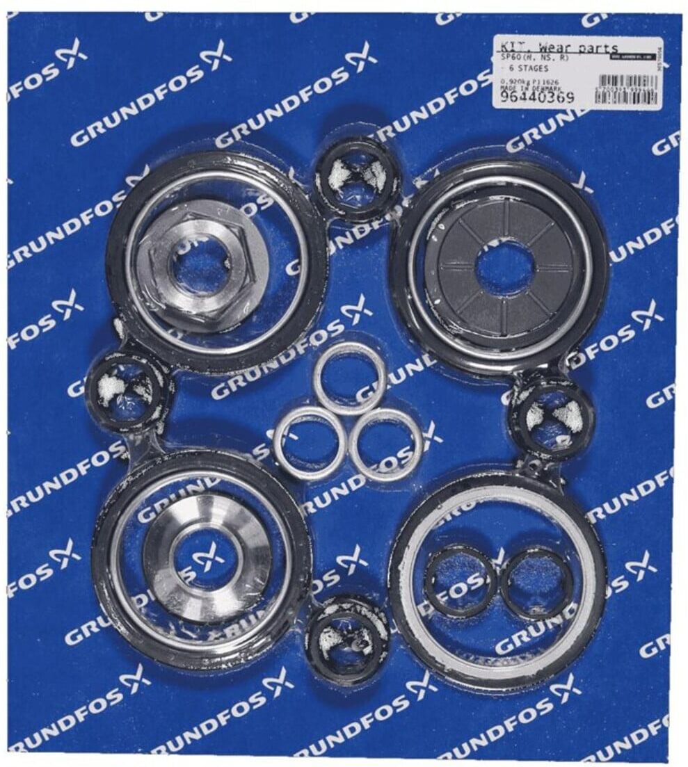 Grundfos Ersatzteil Kit Verschleißteile für SP60(N/NS/R) 1-6 STAGES (96440369)