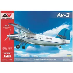 A&A Models An-3 tuboprop utility biplane