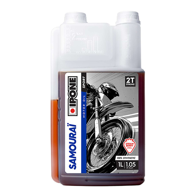 Huile moteur 2T Ipone Samouraï Fraise 1L