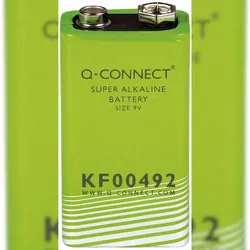Q-Connect® KF00492 Super Alkaline Batterien - E-Block, 9,0 V