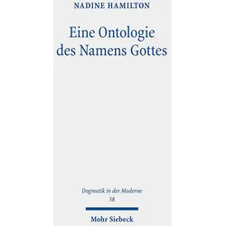 Eine Ontologie des Namens Gottes, Sachbücher von Nadine Hamilton