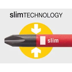 wiha Schraubendreher-Set slimVario® electric gemischt 36068 17-tlg.