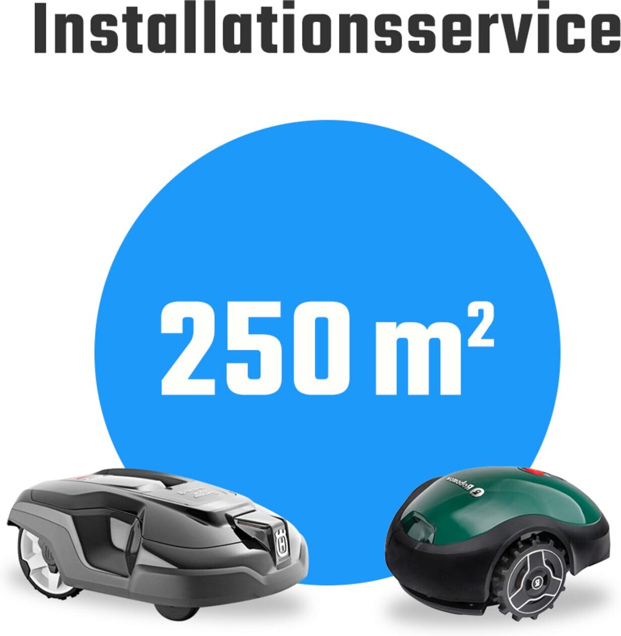 Mähroboter-Installationsservice Paket XXS bis 250m² ; Mähroboter-Installation.de)