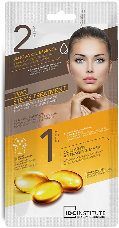 Idc Institute Masque facial anti-âge au collagène 3D