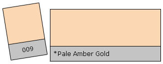 Lee Colour Filter 009 P. Amber G. Pale Amber Gold