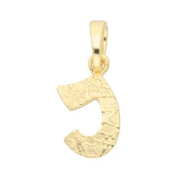 Buchstabenanhänger ADELIA´S "Buchstabenanhänger J 333 Gold ( 8K )", gold, Schmuckanhänger, Damen, J, Gold, Goldanhänger Buchstabe J