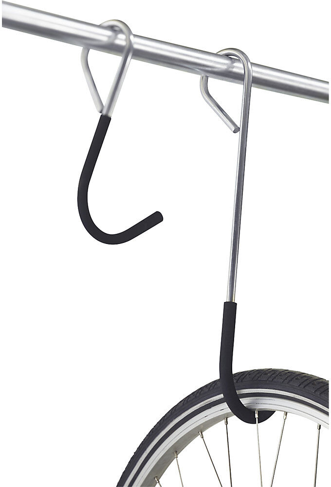 Verschiebbarer Wandhalter für 5 Fahrräder, für 5 Fahrräder, grau / schwarz Mottez