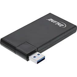 INLINE 180 Twist Hub USB 3,0, 4 Port, drehbar, schwarz