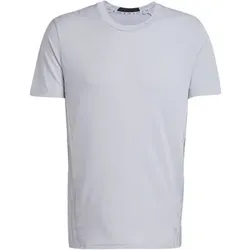 ADIDAS Herren Shirt Designed 4 Training 3-Streifen, Größe L in Silber Silber