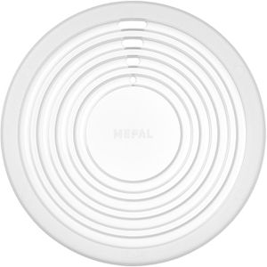 Mepal Mikrowellenhaube Cirqula, aus Kunststoff, Mikrowellen-Abdeckung, transparent, Ø 24 x 1,3 cm
