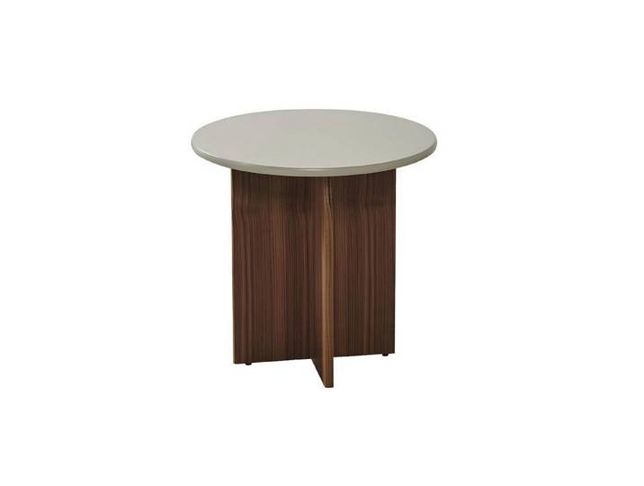 Xlmoebel Beistelltisch Eleganter grauer Holztisch mit modernem Design für das Wohnzimmer (Beistelltisch, 1-St., Beistelltisch), Hergestellt in Europa