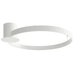 Deckenlampe Designleuchte Deckenleuchte weiß LED Wohnzimmerleuchte Ring weiß