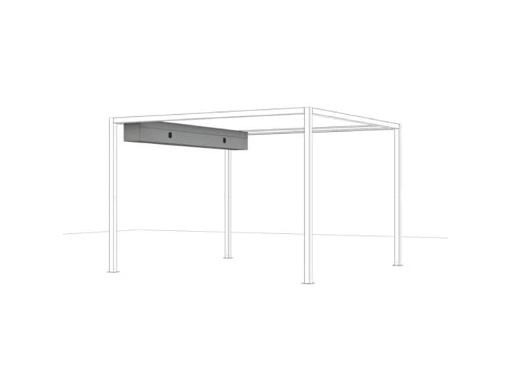 Siena Garden Schattenmanufaktur® Libera Schutzhülle AQUASHIELD aus 100% Polyester in hellgrau, mit ActiveAir® Filtern