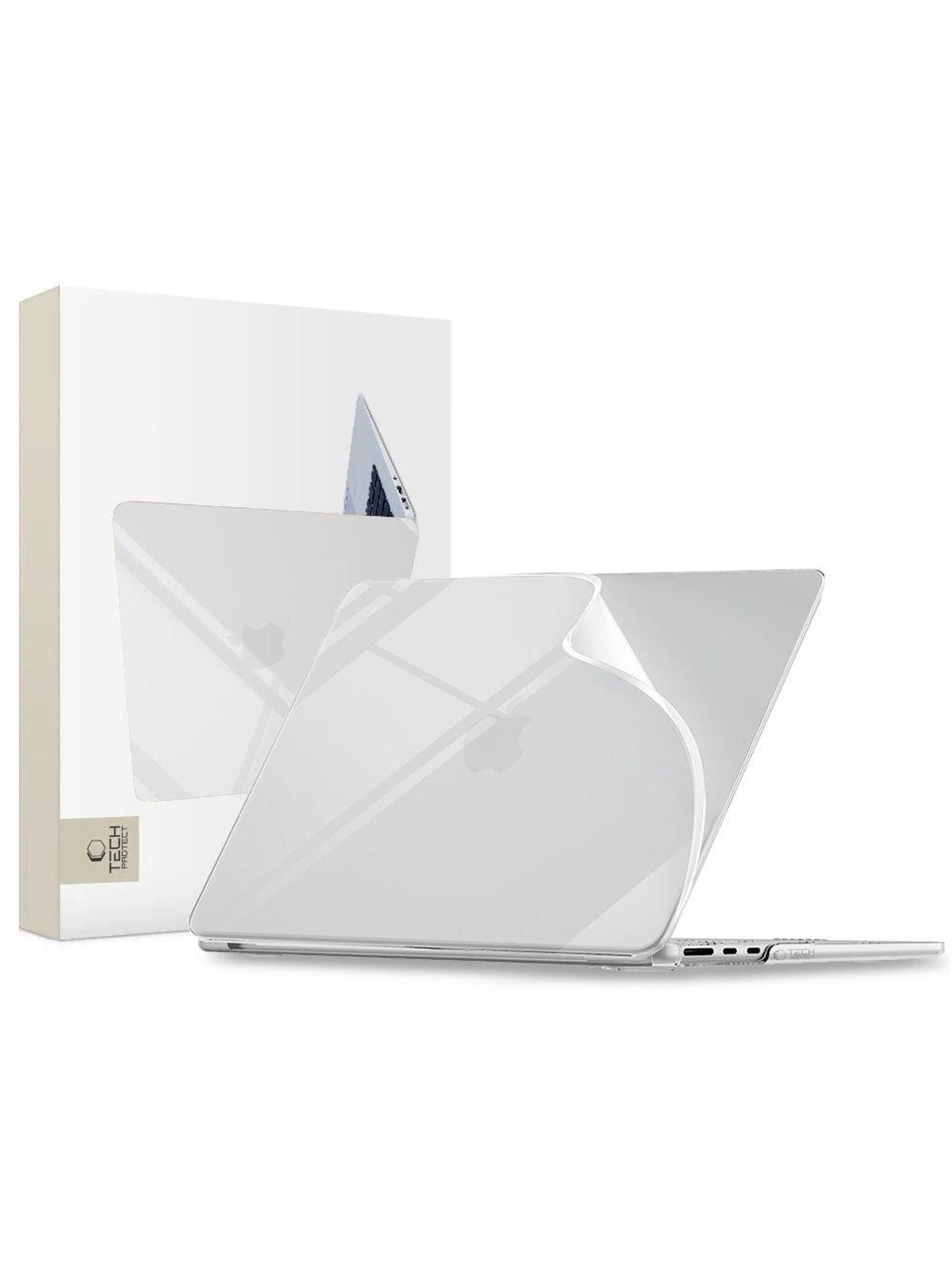 Tech-Protect Softshell Case for MacBook Air 15" 2023 / 2024 / 2025 / 2026 - Transparent