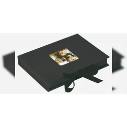 Aufbewahrungsbox Fun, schwarz, 20x14,5x2,8 cm