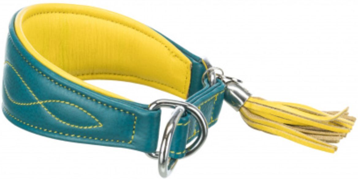 Trixie Collare Comfort per Levrieri Blu Petrolio XS