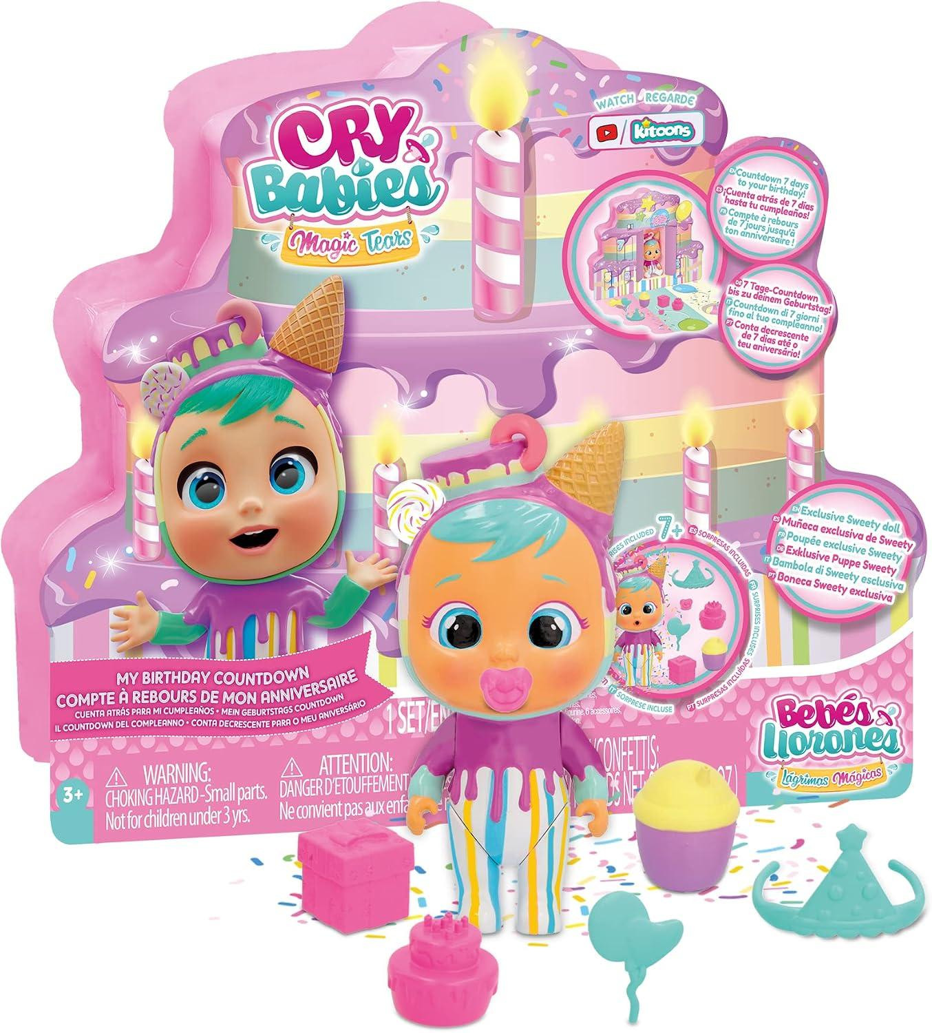 oCreon Huilende baby's Magische tranen Adventskalender met Sweety-pop en 6 accessoires