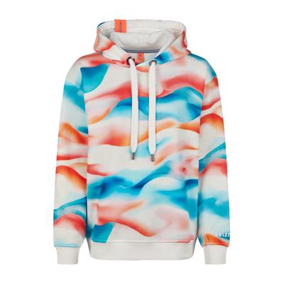 Kapuzenpullover SALZHAUT "Hoodie TÖHN", Damen, Gr. S, grün (multicolor verlauf), Obermaterial: 80% Baumwolle CO. 20% Polyester PES., Pullover Kapuzenpullover