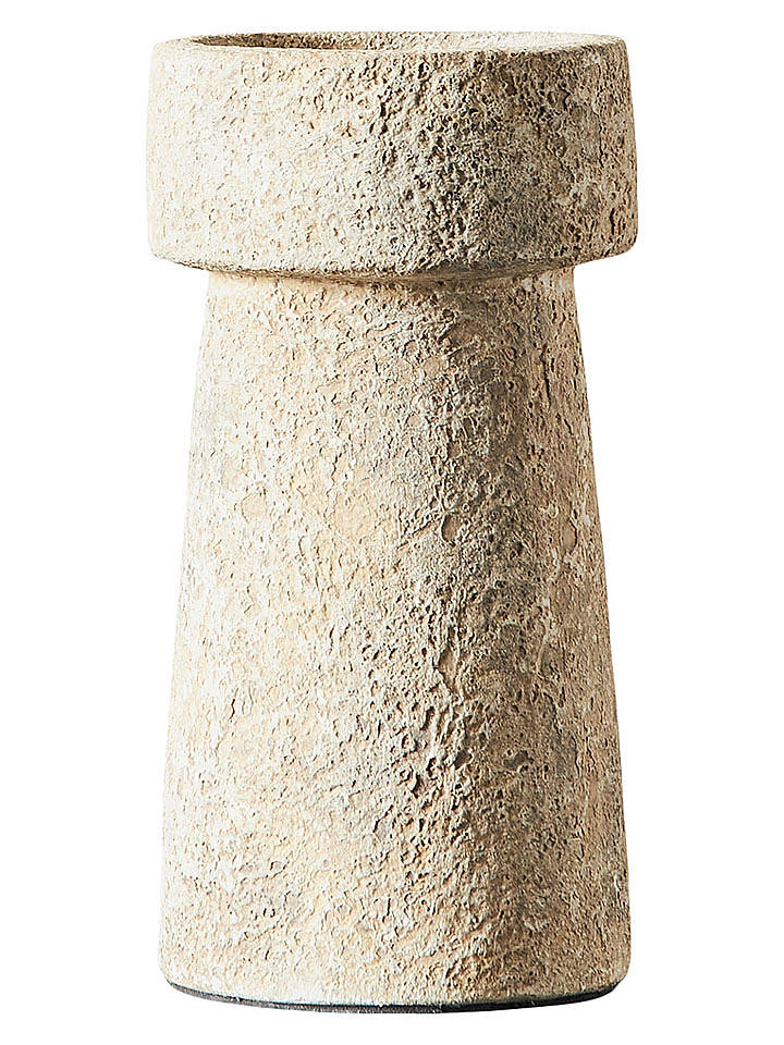 Muubs Kerzenhalter "Eris" in Sand - (H)20 x Ø 10 cm - onesize