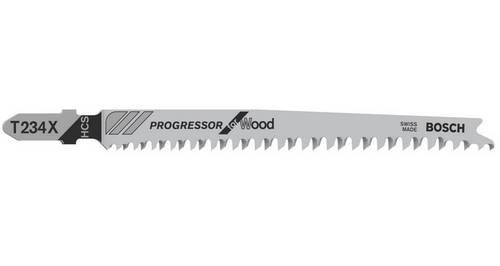 Bosch Accessories 2608633524 Stichsägeblatt T 234 X Progressor for Wood, 25er-Pack 25St.