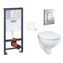 GROHE Bau Ceramic Wand-WC Set für Vorwandmontage SIKOGRSBAUE