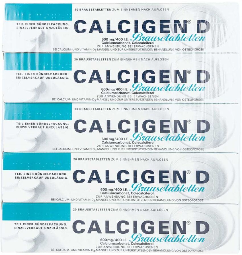 CALCIGEN D 600mg/400 internationale Einheiten 100stk