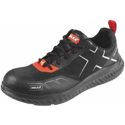 Holex, Sicherheitsschuhe, Halbschuh schwarz / rot Sicherheitsschuh Move One, ESD, S1P, EU-Schuhgrösse: 43 (S1P, 43)