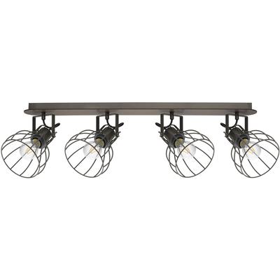 EGLO Deckenspot "SAMBATELLO", braun (braun, silberfarben), 4, Leuchten, Deckenlampe, Deckenspot