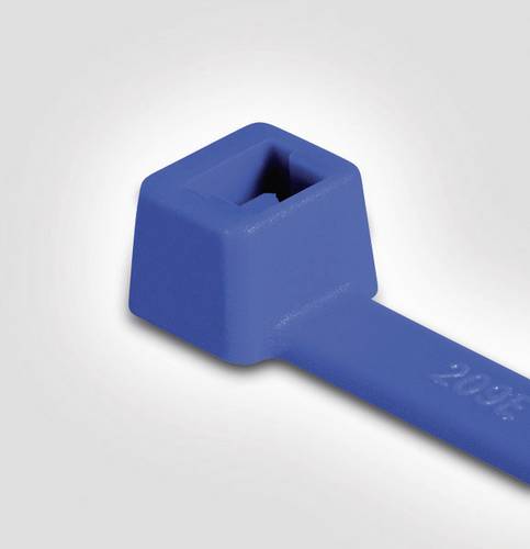 HellermannTyton 111-04800 T50R-PA66-BU Kabelbinder 200mm 4.60mm Blau 100St.