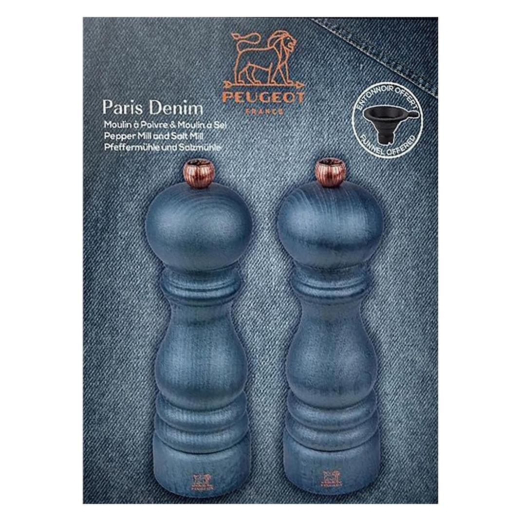 Peugeot Salz- und Pfeffermühle PARIS Denim duo 18 cm (Pfeffer, Salz) (6652003)