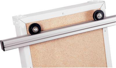 Eichner Flexo-Board Wandprofil, für Planungstafel Flexo, L 1700 mm, Aluminium