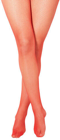 Netzstrumpfhose, engmaschig, rot
