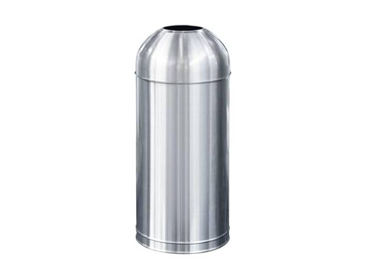 FZL02068LM Badezimmer Mülleimer, Oben Offener, Küchenmüll(Silver,Groß)