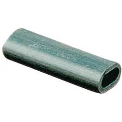 Dulimex, Zubehör Kette + Seil, Pressklemmen Quetschhülsen 4,1 mm, zylindrische Pressklemme Länge 16 Aluminium