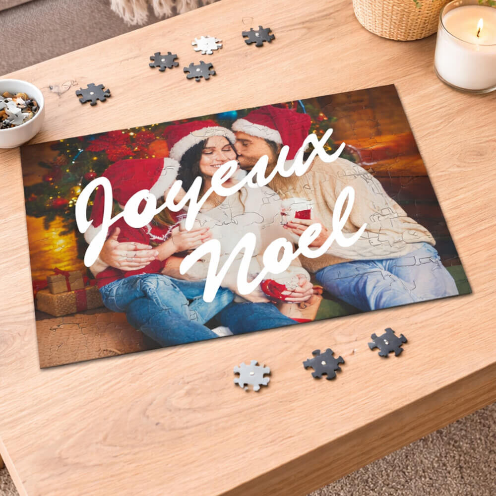 Ocadeau Puzzle de noël personnalisé