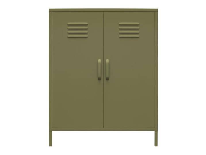 Bradford Armoire avec 2 portes en métal vert