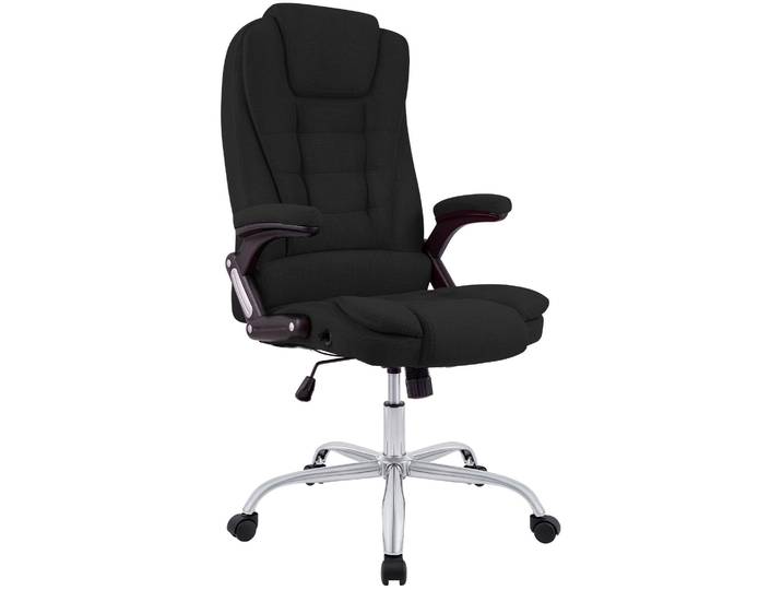 CLP Bürostuhl ergonomisch 150 kg belastbar Thor, Drehstuhl mit modernes Design - Farbe: schwarz