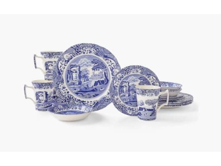 Spode Tafelgeschirr Weihnachtsbaum, 16 Stück