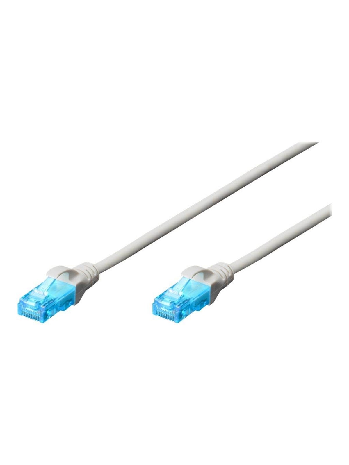 DIGITUS patch cable - 25 cm - white - Weiß - 0.25m