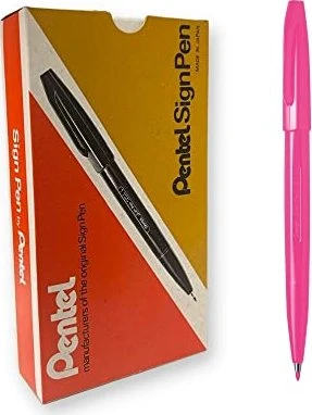 Pentel Faserschreiber Sign Pen S 520, rosa
