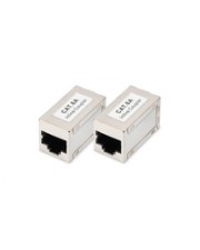 DIGITUS CAT6A modular coupler full shielded RJ45 to 2 pcs. Netzwerk CAT 6a (DN-93905-2)