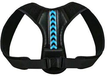 Useful Little Things Adjustable Back Posture Corrector And Spine Reshaping Belt a Black Blue m