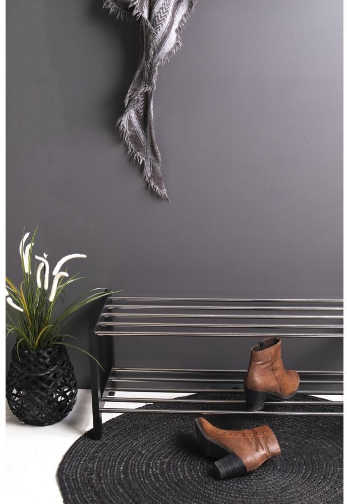 Regal HOUSE NORDIC "Schuh Padova 77.8", schwarz, B:77,8cm H:32cm T:34cm, Regale, Regal schwarz B/H/T: 77,8cm x 32cm x 34cm