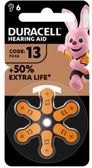 DURACELL ITALY Srl Duracell Easy Tab 13 Arancio Batterie, 6 Batterie