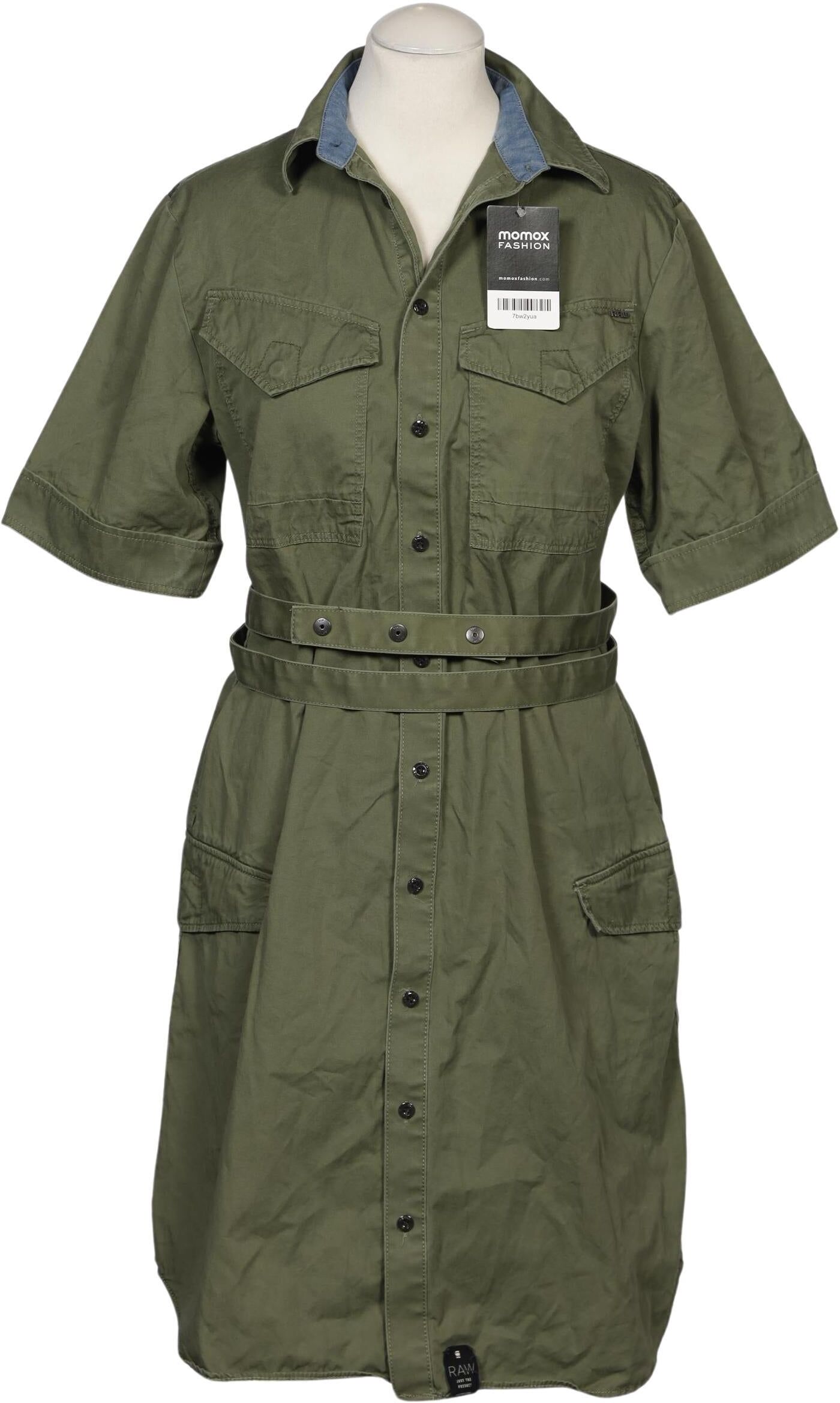 G Star RAW Damen Kleid, Grün, Gr. M, Baumwolle - Second Hand