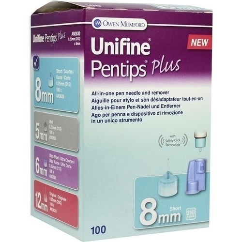 OWEN MUMFORD GmbH Unifine Pentips plus 8 mm 31 G Kanüle 06562756