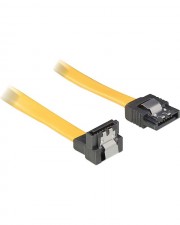 Delock Serial ATA / SAS-Kabel 150/300 7-polig 50 cm 90-Grad-Anschluss verriegelt (82479)