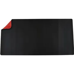 Deflecto, Unterlage, Schreibtischunterlage Kunstleder, Leder, PVC Schwarz, Rot 120 x 60 cm (60 x 120 cm)